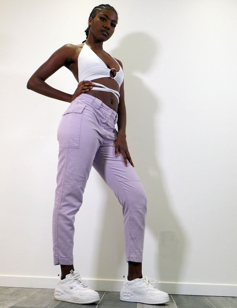 cargo pants lila woman