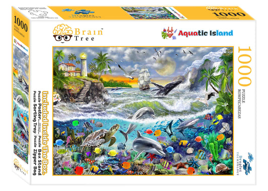 Aquatic Island Puzzles 1000 Piece