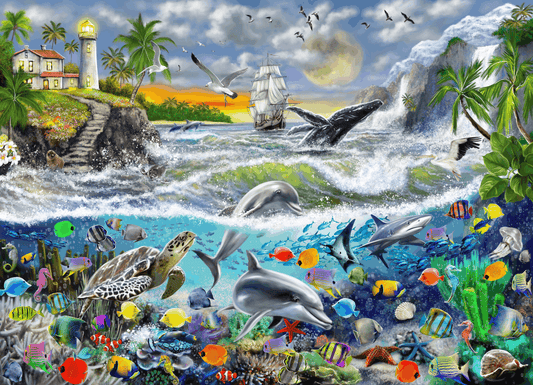 Aquatic Island Puzzles 1000 Piece